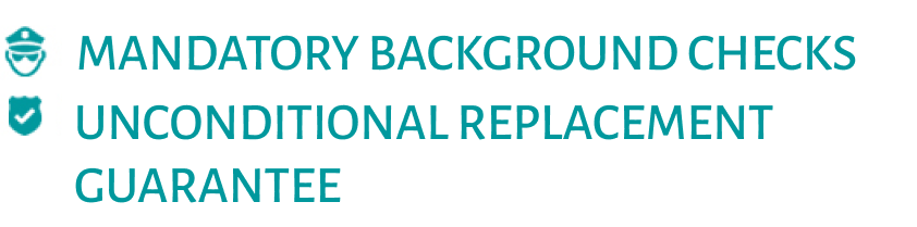 Mandatory Background Checks, Unconditional Replacement Guarantee